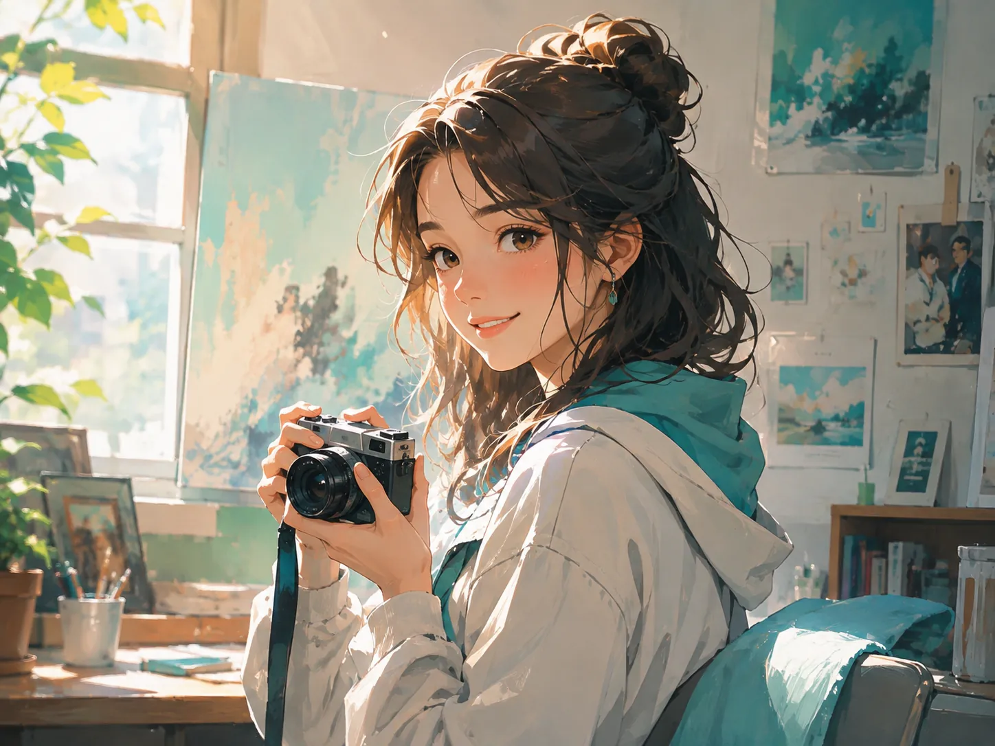 AI 生成的動漫圖片