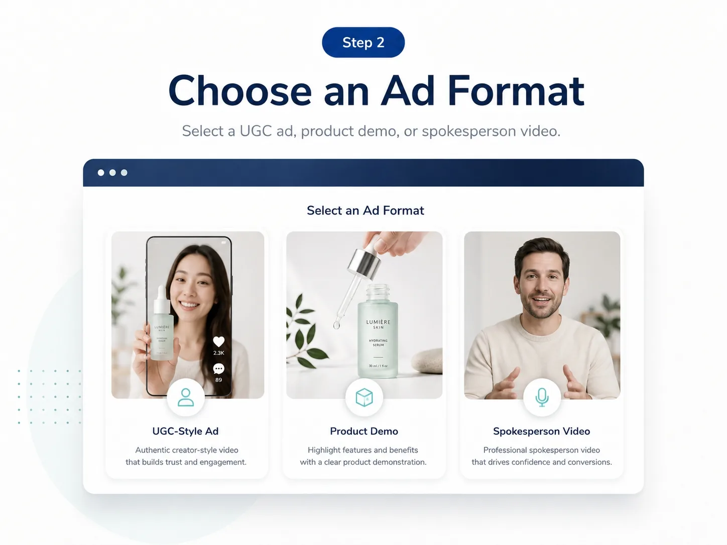 Choose the Ad Format