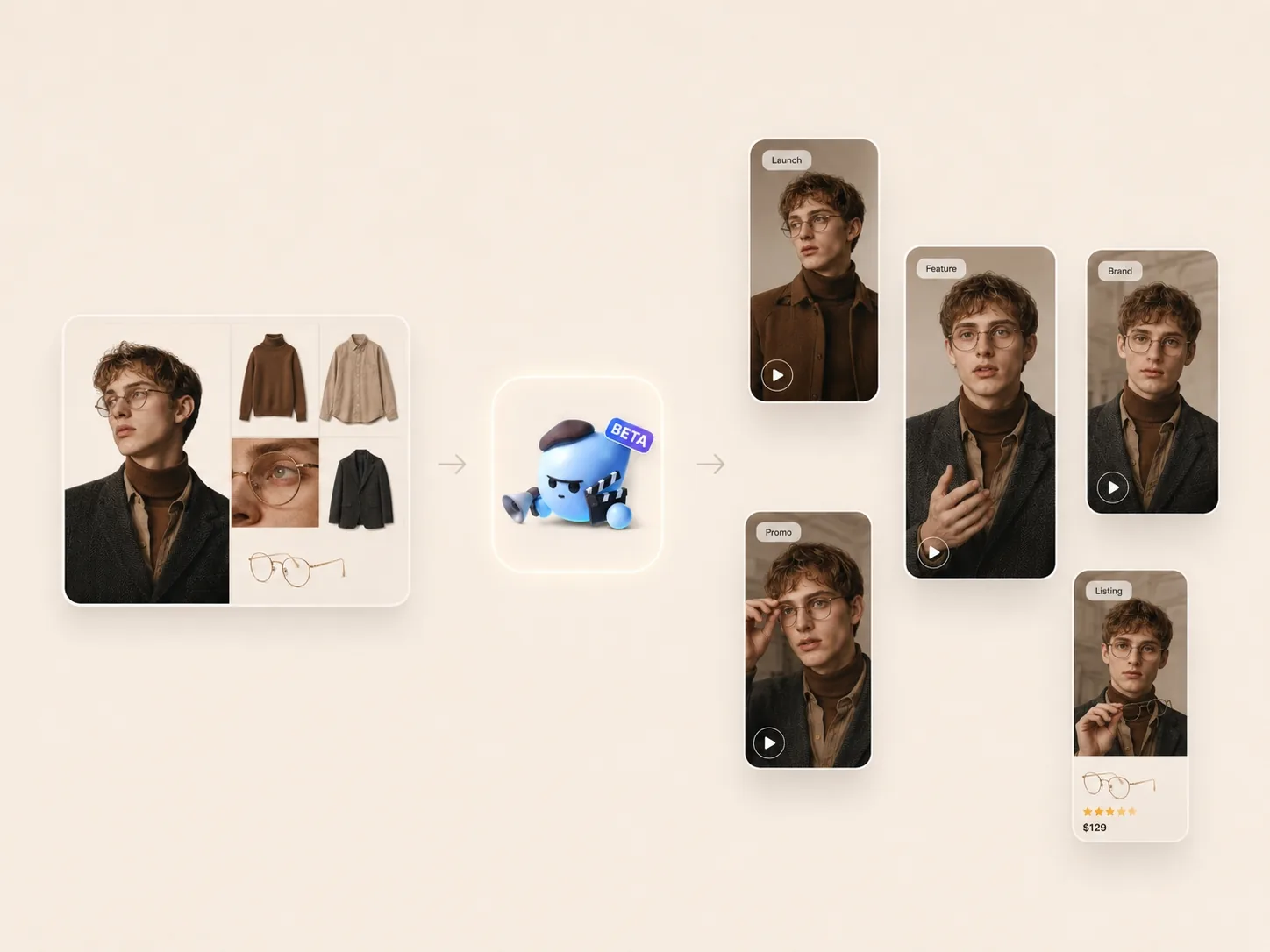 AI avatar product video