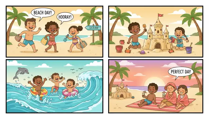 AI generated comic image