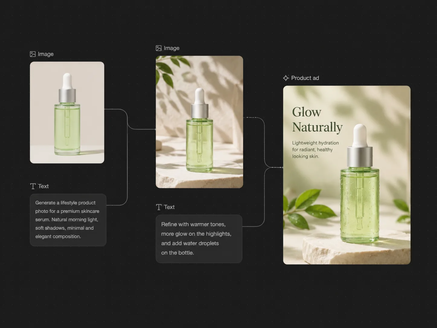 Scale product photo production into ads and detail pages