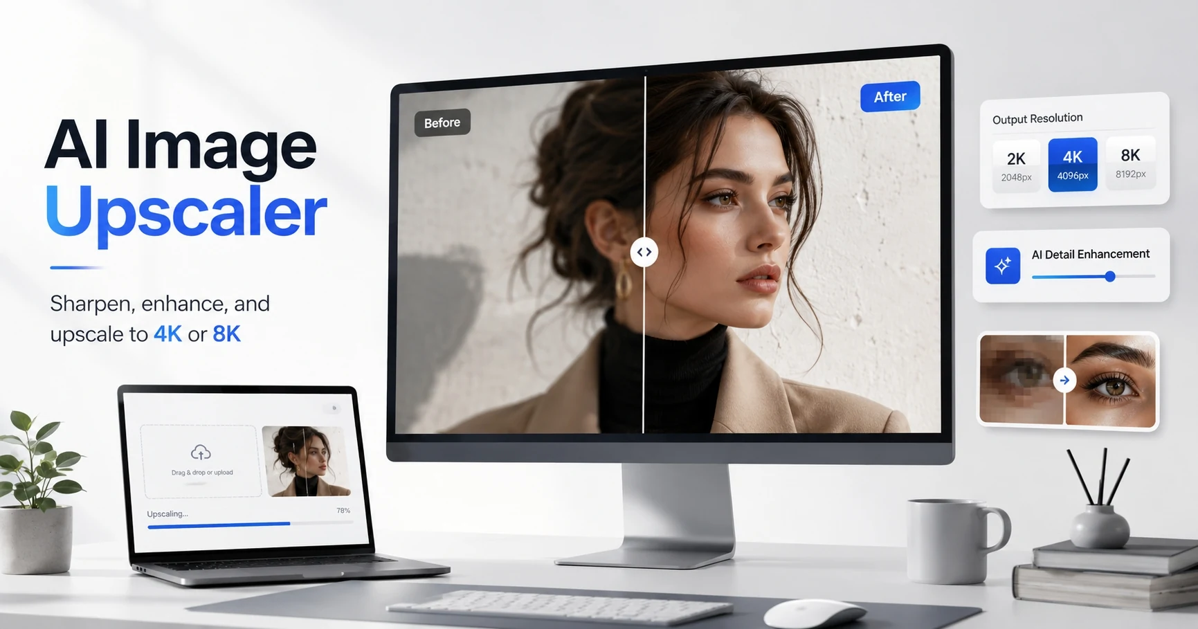AI Image Upscaling Built for Real Creative Assets